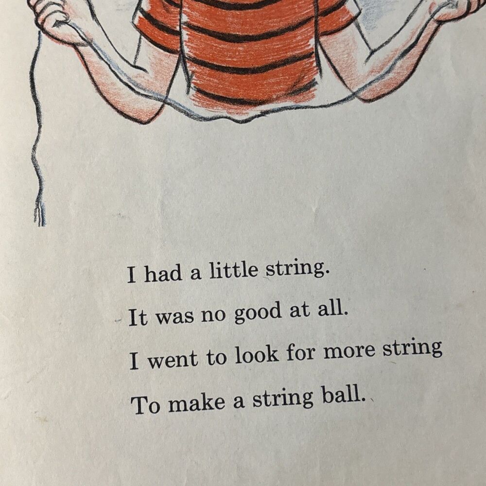 A Big Ball of String Marion Holland 1958 Book RARE - Cloth Bound HC Beginner - Picture 10 of 16